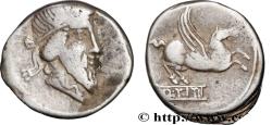 Ancient Coins - TITIA Rome 90 AC. (16,5mm, 3,83g, 11h)