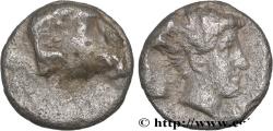 Ancient Coins - CARIA - ANONYMOUS Halicarnasse, Carie c. 395-377 AC. (7,5mm, 0,48g, 7h)
