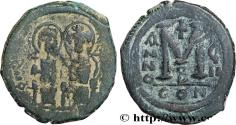 Ancient Coins - JUSTIN II and SOPHIA Constantinople 572-573 (29,5mm, 13,03g, 7h)
