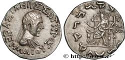 Ancient Coins - BACTRIA - BACTRIAN KINGDOM - HERMAEUS Pushkalavati  c. 55-45 AC. (24,5mm, 9,74g, 11h)