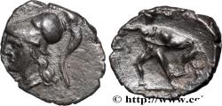 Ancient Coins - CALABRIA - TARAS Tarente c. 380-345 AC. (12,5mm, 0,88g, 11h)