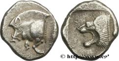Ancient Coins - MYSIA – KYZIKOS / CYZICUS Cyzique, Mysie c. 480-450 AC. (11mm, 1,20g, 12h)