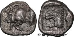 Ancient Coins - MYSIA – KYZIKOS / CYZICUS Cyzique, Mysie c. 480-450 AC. (10,5mm, 1,17g, 9h)