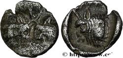 Ancient Coins - CARIA - ANONYMOUS Atelier incertain c. 500-480 AC. (6,5mm, 0,16g, 12h)