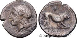Ancient Coins - LUCANIA - VELIA Vélia, Lucanie c. 365-350/340 AC (23,5mm, 6,75g, 3h)