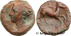 Ancient Coins - ZEUGITANA - CARTHAGE Carthage ou atelier syracusain c. 400-350 AC. (16mm, 2,96g, 9h)
