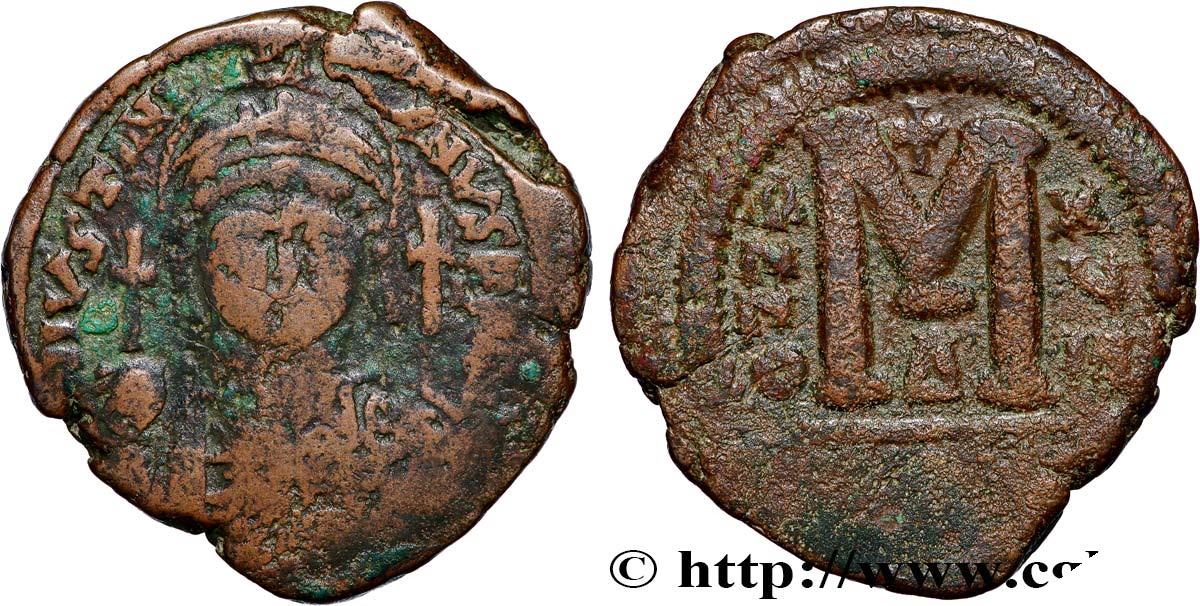 JUSTINIAN I Nicomédie 545-546 (32,5mm, 18,75g, 1h)