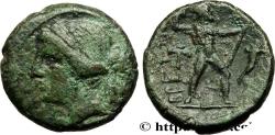 Ancient Coins - BRUTTIUM - BRETTIAN LEAGUE Locres ou Crotone, Bruttium 214-211 AC. (18mm, 4,37g, 9h)