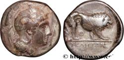 Ancient Coins - LUCANIA - VELIA Vélia, Lucanie c. 340-334 AC. (21,5mm, 7,00g, 1h)