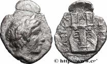 Ancient Coins - MACEDONIA - CHALCIDIAN LEAGUE - OLYNTHUS Olynthe, Macédoine 379-348 AC. (16,5mm, 2,06g, 12h)