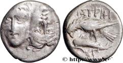 Ancient Coins - THRACE - ISTROS Istros, Thrace c. 420-340 AC. (11,5mm, 1,27g, 12h)