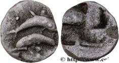 Ancient Coins - THRACE - THRACIAN ISLANDS - THASOS Thasos, Thrace c. 435-411 AC. (8mm, 0,38g, h)