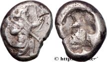 Ancient Coins - PERSIA - ACHAEMENID KINGDOM Sardes, Lydie c. 475-465 AC. (16,5mm, 5,40g, h)