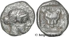 Ancient Coins - TROAS - ANTANDROS Antandros, Troade c. 420-400 AC. (8mm, 0,47g, 12h)