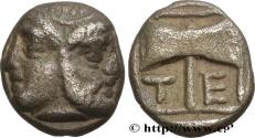 Ancient Coins - TROAS - TENEDOS Ténédos, Troade c. 480-450 AC. (9mm, 0,58g, 6h)