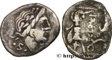 Ancient Coins - CLOULIA / CLOELIA Rome 98 AC. (15,5mm, 1,66g, 10h)