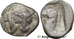 Ancient Coins - THESSALY - LARISSA Larissa, Thessalie c. 460-440 AC. (10,5mm, 0,82g, 3h)