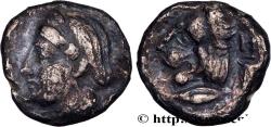 Ancient Coins - MYSIA – KYZIKOS / CYZICUS Cyzique, Mysie c. 350 AC. (14,5mm, 2,84g, 12h)