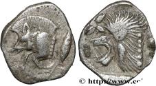 Ancient Coins - MYSIA – KYZIKOS / CYZICUS Cyzique, Mysie c. 480-450 AC. (9mm, 0,35g, 12h)