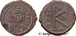 Ancient Coins - MAURICIUS TIBERIUS Constantinople 591-592 (23,5mm, 10,12g, 12h)