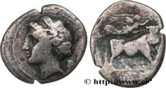 Ancient Coins - CAMPANIA - NEAPOLIS Naples, Campanie c. 275-250 AC. (17mm, 3,01g, 9h)
