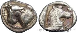 Ancient Coins - THESSALY - LARISSA Larissa, Thessalie c. 475-450 AC. (9mm, 0,86g, 6h)