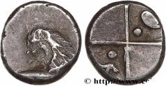 Ancient Coins - THRACE - THRACIAN CHERSONESE - CHERRONESOS Cardia, Thrace c. 350 AC. (12mm, 2,39g, 9h)