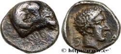 Ancient Coins - CARIA - ANONYMOUS Halicarnasse, Carie c. 395-377 AC. (7mm, 0,46g, 12h)