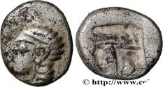 Ancient Coins - IONIA - KOLOPHON Colophon, Ionie c. 450-410 AC. (7mm, 0,38g, h)