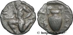Ancient Coins - THRACE - THRACIAN ISLANDS - THASOS Thasos, Thrace c. 404-355 AC. (11,5mm, 0,93g, 12h)