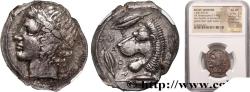 Ancient Coins - SICILY - LEONTINOI Leontinoi c. 425 AC (25,5mm, 17,48g, 6h)