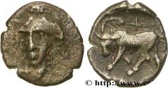 Ancient Coins - IONIA - PHYGELA Phygela, Ionie c. 400-380 AC. (8mm, 0,32g, 7h)
