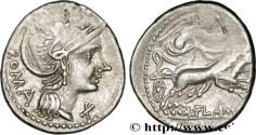 Ancient Coins - FLAMINIA  Rome 109-108 AC. (20,00mm, 3,86g, 11h)