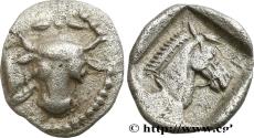 Ancient Coins - THESSALY - PHERRABIA Perrhaiboi, Thessalie c. 460-420 AC. (11mm, 0,87g, 12h)