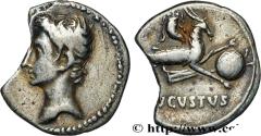 Ancient Coins - AUGUSTUS Gaule, Nîmes 19-18 AC. (19mm, 3,17g, 6h)