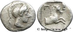 Ancient Coins - THESSALY - PHERRABIA Olosson ou Phalannna, Thessalie c. 450-430 AC. (8,5mm, 0,35g, 12h)