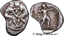 Ancient Coins - PAMPHYLIA - ASPENDOS Aspendos c. 370 AC. (27mm, 10,94g, 9h)