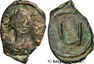 Ancient Coins - TIBERIUS II CONSTANTINE Constantinople 579 (18mm, 1,55g, h)
