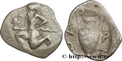 Ancient Coins - THRACE - THRACIAN ISLANDS - THASOS Thasos, Thrace c. 400-350 AC. (12mm, 0,61g, 3h)