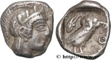 Ancient Coins - ATTICA - ATHENS Athènes, Attique c. 485-480 AC. (7,5mm, 0,34g, 6h)