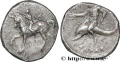 Ancient Coins - CALABRIA - TARAS Tarente c. 250 AC. (21mm, 6,35g, 2h)