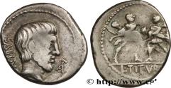 Ancient Coins - TITURIA Rome 89 AC. (19mm, 3,96g, 2h)