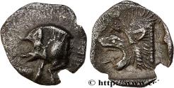 Ancient Coins - MYSIA – KYZIKOS / CYZICUS Cyzique, Mysie c. 480-450 AC. (10mm, 0,32g, 3h)
