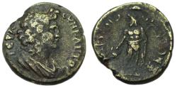 Ancient Coins - Hadrianotherae Mysia : Time of Hadrian : Bust of Senate / Asklepios
