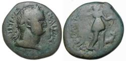 Ancient Coins - Titus  : Anemurium Cilicia, Ae Trihemiassarion : Artemis and Stag  RARE