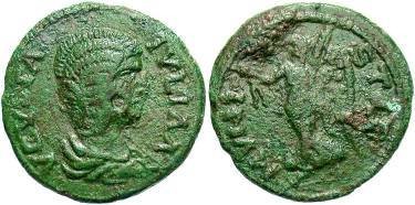 Ancient Coins - Julia Domna AE 22 of Stobi, Macedon