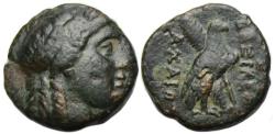Ancient Coins - Achaios : Seleukid Kings of Syria, Ae : Apollo / Eagle