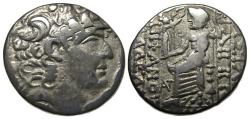 Ancient Coins - Philip I Philadelphus : Seleukid Kings : AR Tetradrachm