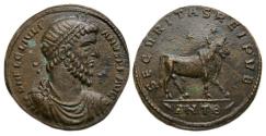 Ancient Coins - Julian II Ae Double Maiorina : SECVRITAS REIPVB : Apis Bull : Better Grade