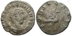 Ancient Coins - Diva Mariniana AR Antoninianus : Diva Mariniana Riding Peacock
